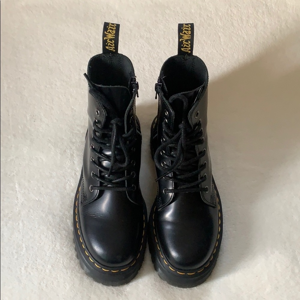 Dr. Martens Jadon Smooth Leather Platform Boots